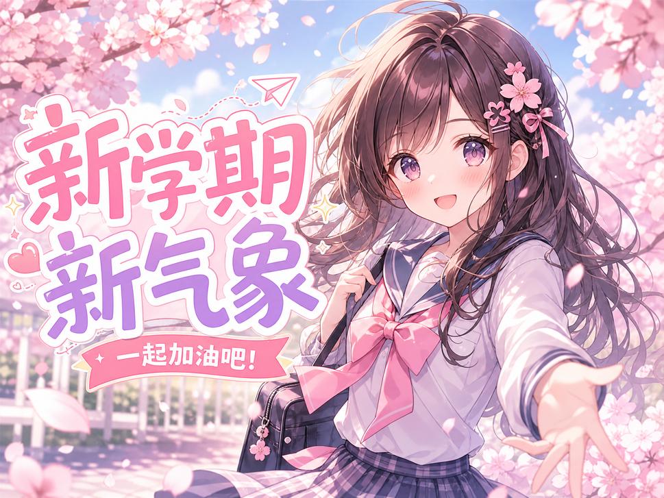 抖荫短视频动漫-新学期物语恋爱动漫演示